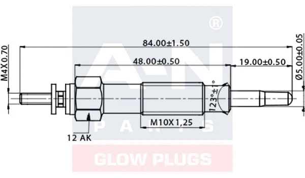 Bougie de préchauffage A-N PARTS A-N084514