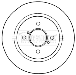 Disque de frein BORG & BECK BBD5171