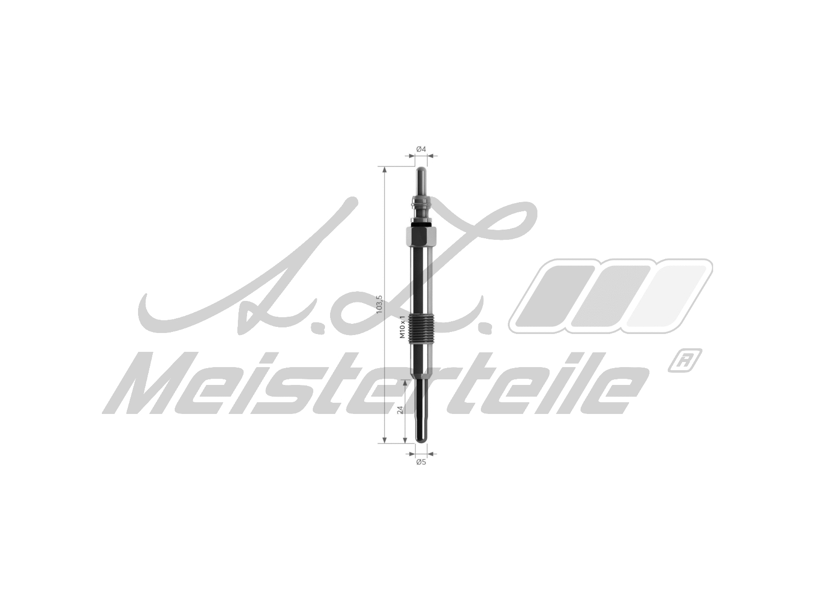 Bougie de préchauffage A.Z. Meisterteile AZMT-49-040-1022