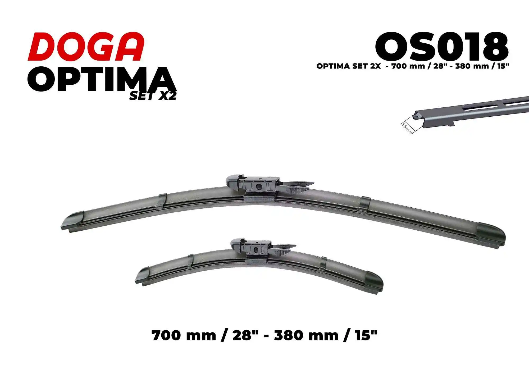 Balai d'essuie-glace DOGA OS018