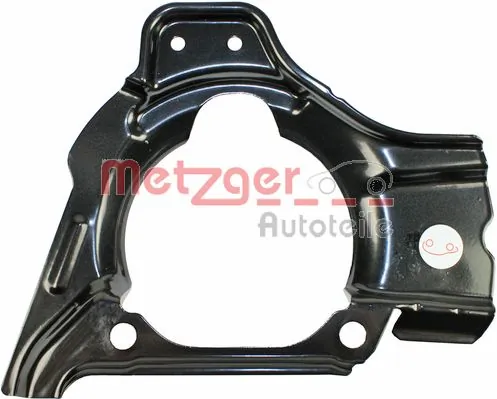 Déflecteur, disque de frein METZGER 6115084