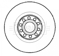 Disque de frein BORG & BECK BBD5730S