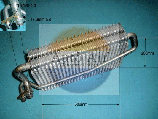 Évaporateur climatisation AUTO AIR GLOUCESTER 21-0017