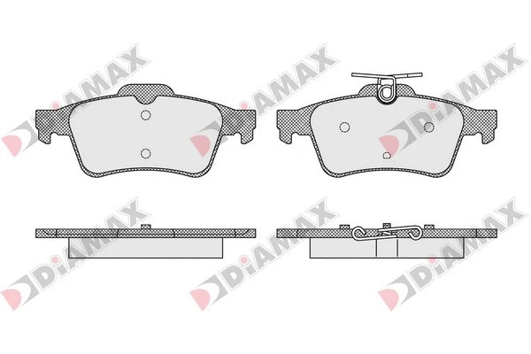 Kit de plaquettes de frein, frein à disque DIAMAX N09261