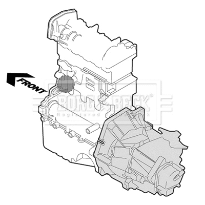 Support moteur BORG & BECK BEM3169