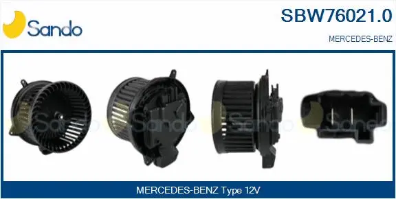 Pulseur d'air habitacle SANDO SBW76021.0