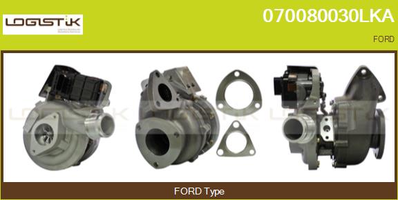 Turbocompresseur, suralimentation LGK 070080030LKA