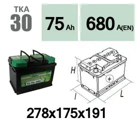 Batterie de démarrage Technika TKA30