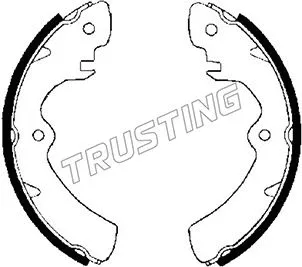 Jeu de mâchoires de frein TRUSTING 111.223
