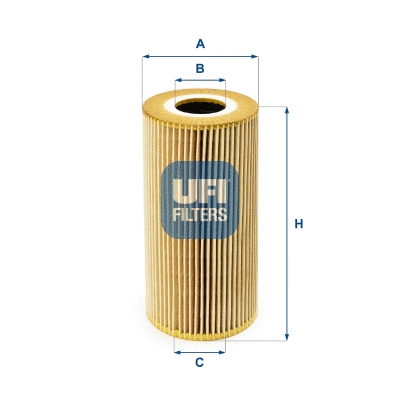 Filtre à huile UFI 25.095.00