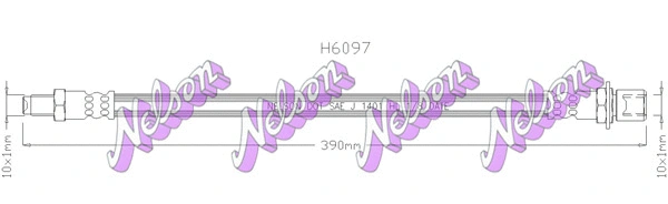 Flexible de frein KAWE H6097