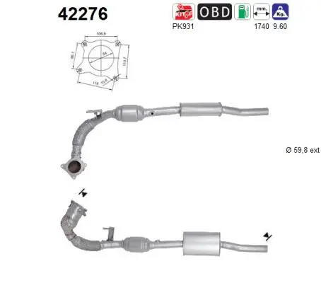 Catalyseur AS 42276