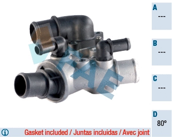 Thermostat, liquide de refroidissement FAE 5343880
