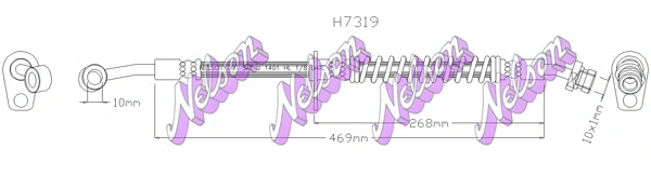 Flexible de frein KAWE H7319