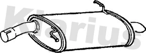 Silencieux arrière KLARIUS 210339