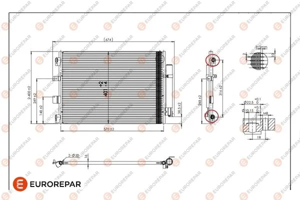 Condenseur, climatisation EUROREPAR 1679997380