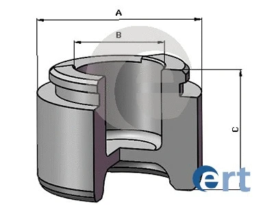 Piston, étrier de frein ERT 151812-C