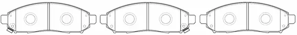 Kit de plaquettes de frein, frein à disque SB BP22517