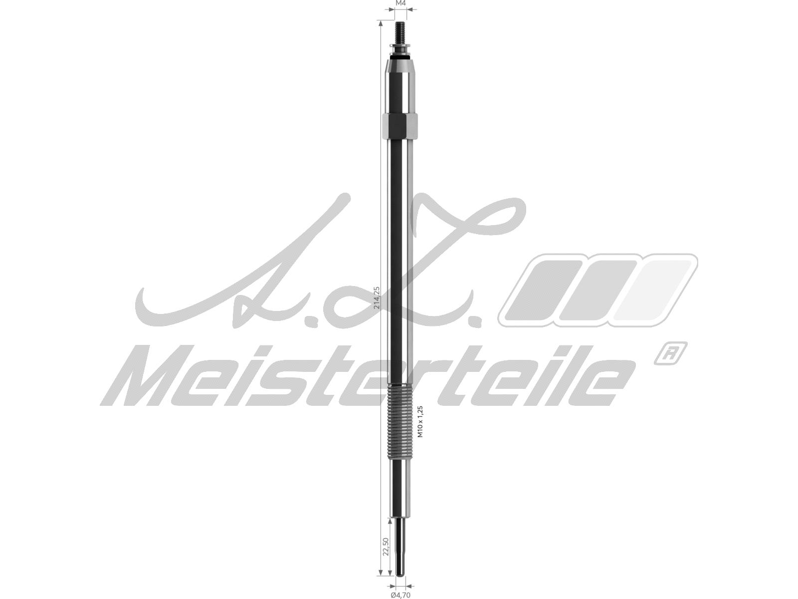 Bougie de préchauffage A.Z. Meisterteile AZMT-49-040-1104
