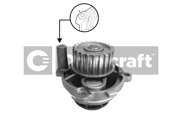 Pompe à eau, refroidissement du moteur Omnicraft 2316914