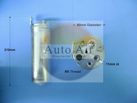 Filtre déshydratant, climatisation AUTO AIR GLOUCESTER 31-1137A