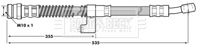 Flexible de frein BORG & BECK BBH7010