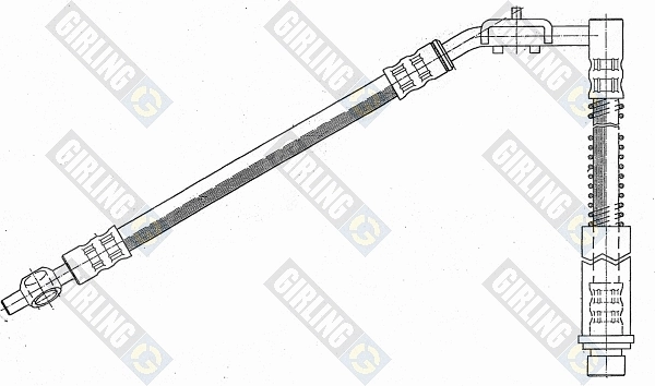 Flexible de frein GIRLING 9004256