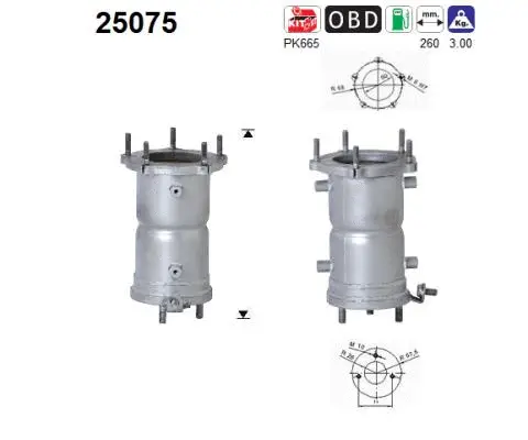 Catalyseur AS 25075