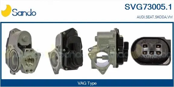 Vanne EGR SANDO SVG73005.1