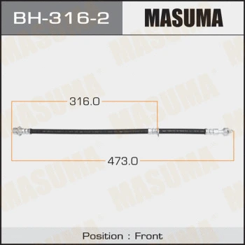 Flexible de frein MASUMA BH-316-2