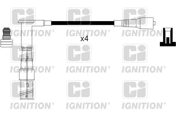 Kit de câbles d'allumage QUINTON HAZELL XC858