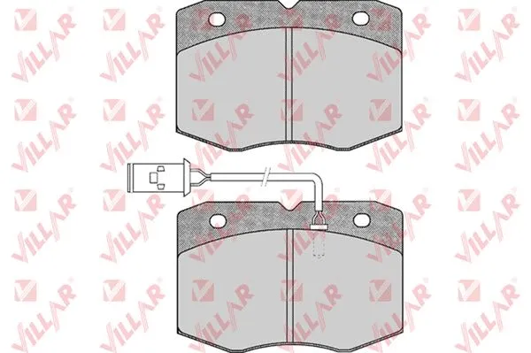 Kit de plaquettes de frein, frein à disque VILLAR 626.0388