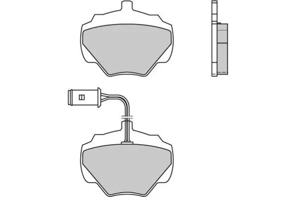 Kit de plaquettes de frein, frein à disque E.T.F. 12-0361