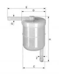Filtre à carburant UNIFLUX FILTERS XB291