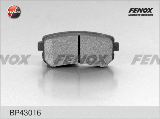 Kit de plaquettes de frein, frein à disque FENOX BP43016