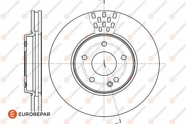 Disque de frein EUROREPAR 1618873980
