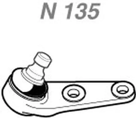 Rotule de suspension NAKATA N 135
