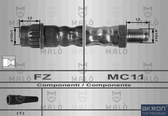 Flexible de frein AKRON-MALÒ 8638