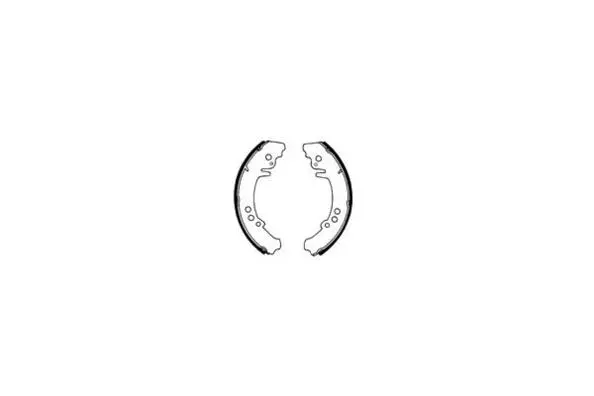 Jeu de mâchoires de frein E.T.F. 09-0233