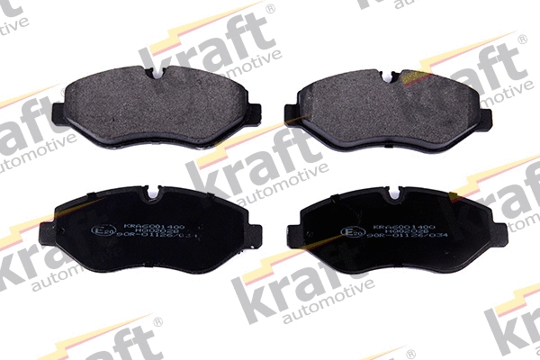 Kit de plaquettes de frein, frein à disque KRAFT AUTOMOTIVE 6001400