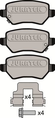 Kit de plaquettes de frein, frein à disque JURATEK JCP8082