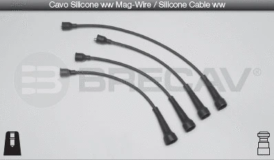 Kit de câbles d'allumage BRECAV 11.543