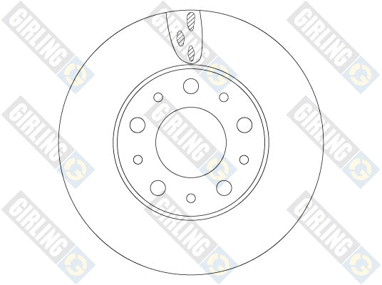 Disque de frein GIRLING 6069185