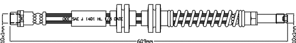 Flexible de frein JURATEK JBH1238