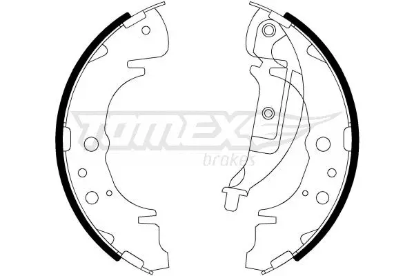 Jeu de mâchoires de frein TOMEX Brakes TX 22-06