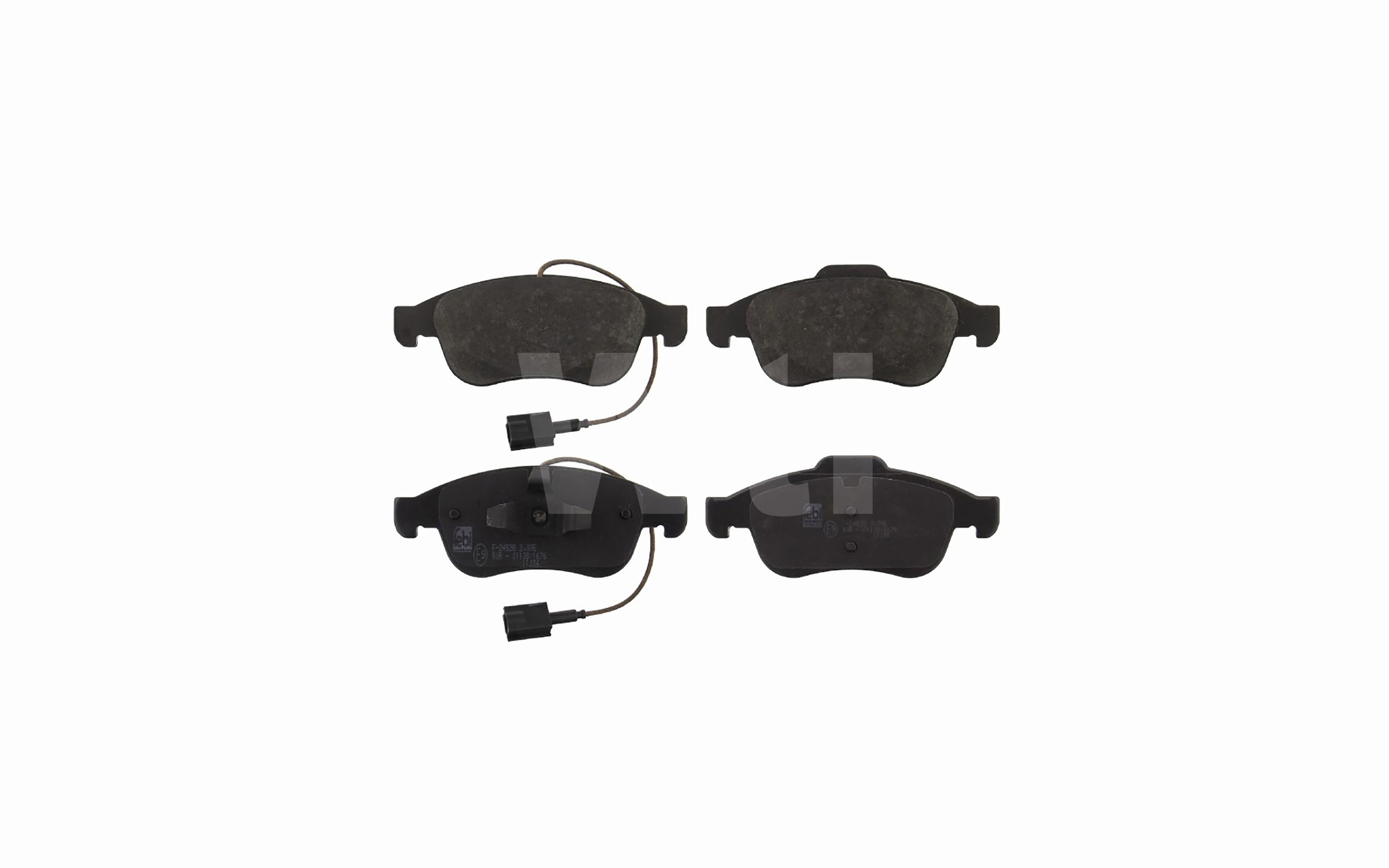Kit de plaquettes de frein, frein à disque Wti Automotive K711146