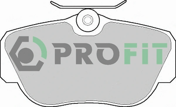 Kit de plaquettes de frein, frein à disque PROFIT 5000-0669