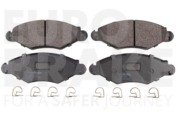 Kit de plaquettes de frein, frein à disque EUROBRAKE 5502223739