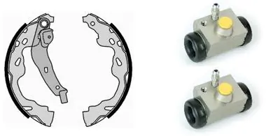 Jeu de mâchoires de frein BREMBO H 83 013