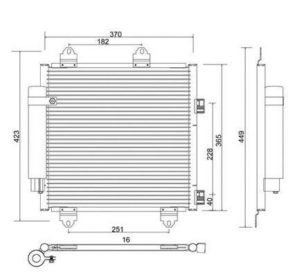 Condenseur, climatisation PowerMax 7110289